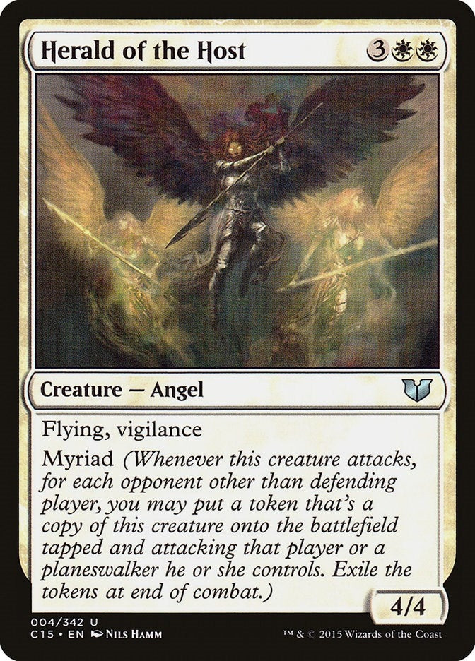 Image for Herald of the Host (Commander 2015) (4) - Magic: The Gathering