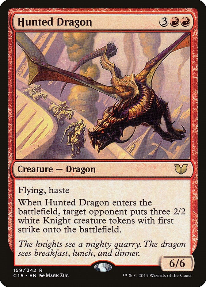 Image for Hunted Dragon (Commander 2015) (159) - Magic: The Gathering