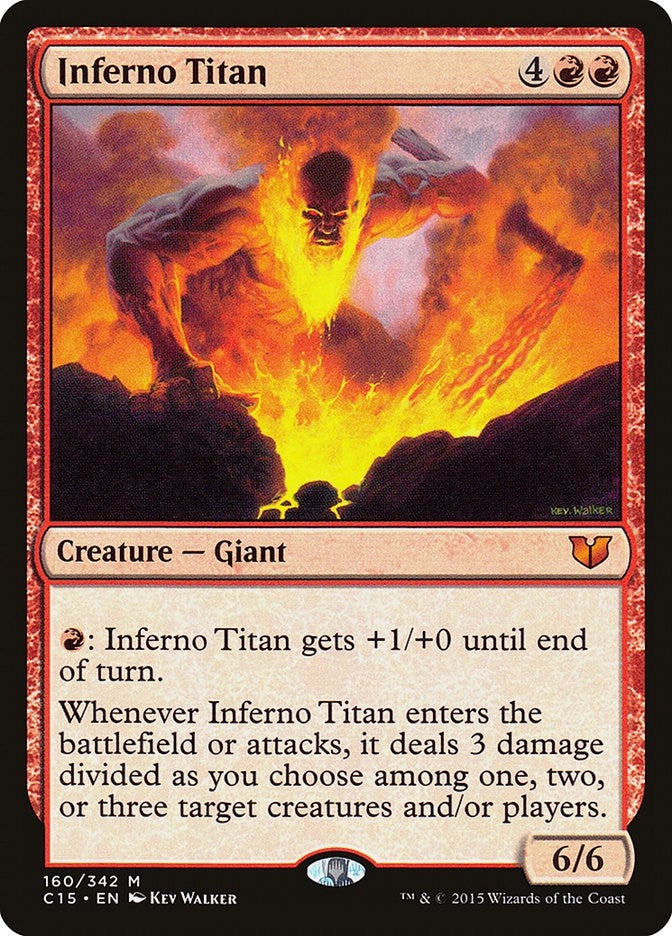 Image for Inferno Titan (Commander 2015) (160) - Magic: The Gathering