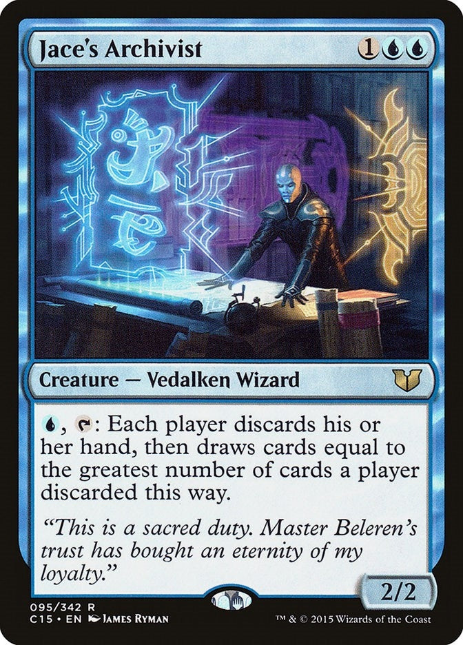 Image for Jace's Archivist (Commander 2015) (95) - Magic: The Gathering