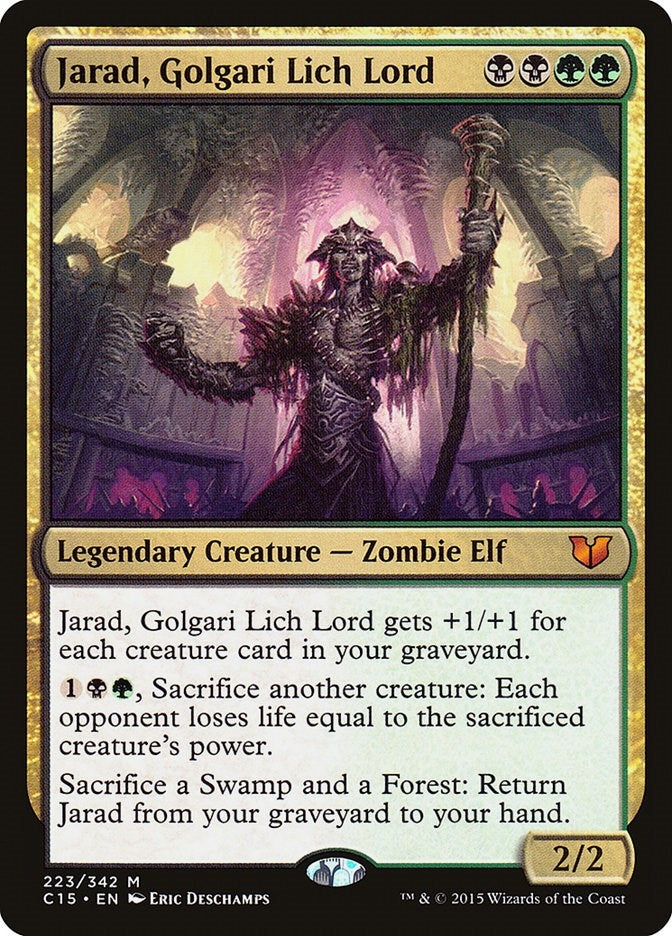 Image for Jarad, Golgari Lich Lord (Commander 2015) (223) - Magic: The Gathering