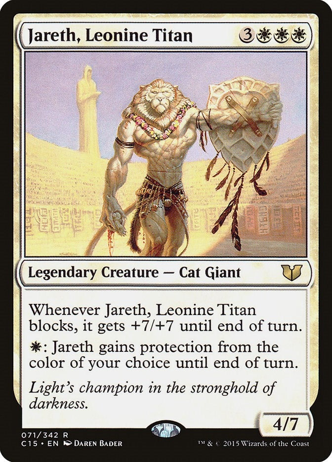 Image for Jareth, Leonine Titan (Commander 2015) (71) - Magic: The Gathering