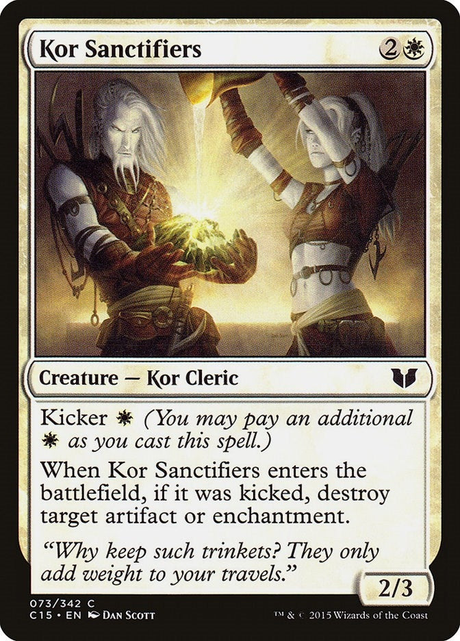 Image for Kor Sanctifiers (Commander 2015) (73) - Magic: The Gathering