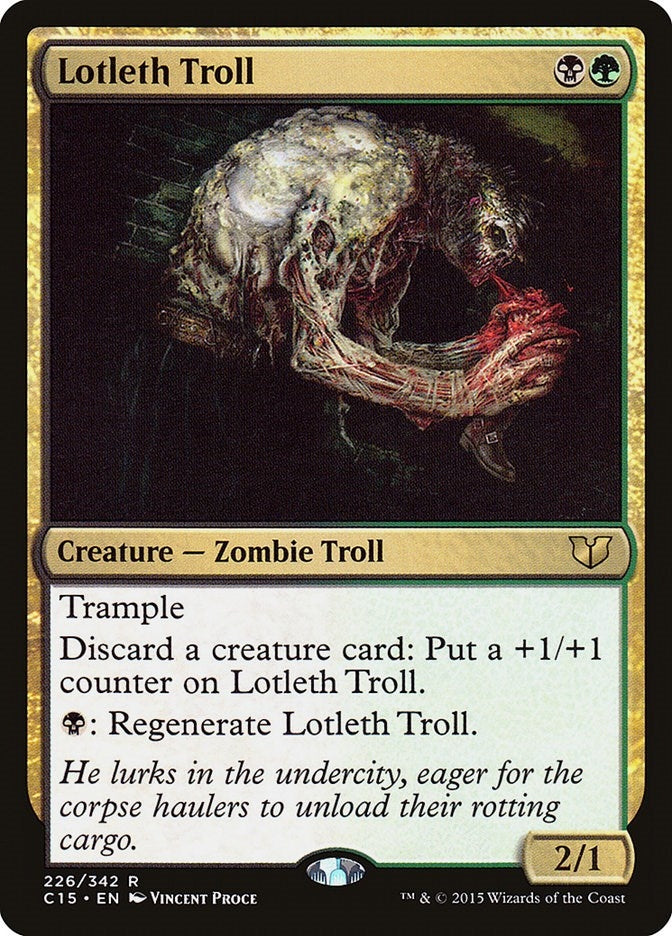 Image for Lotleth Troll (Commander 2015) (226) - Magic: The Gathering