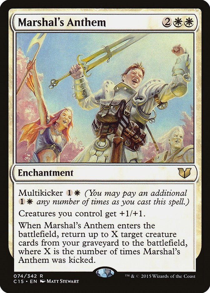 Image for Marshal's Anthem (Commander 2015) (74) - Magic: The Gathering