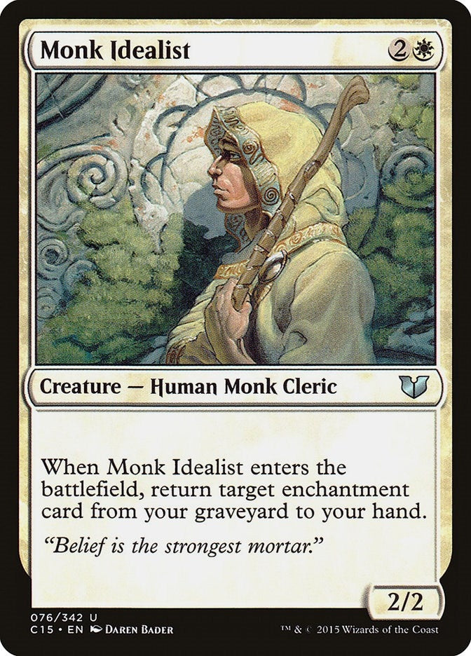 Image for Monk Idealist (Commander 2015) (76) - Magic: The Gathering