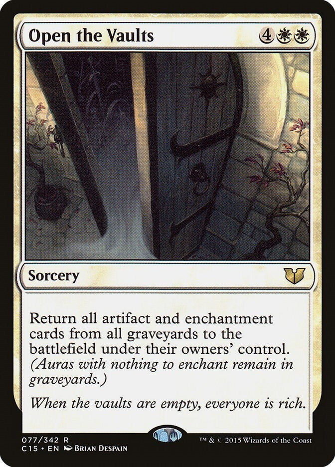 Image for Open the Vaults (Commander 2015) (77) - Magic: The Gathering
