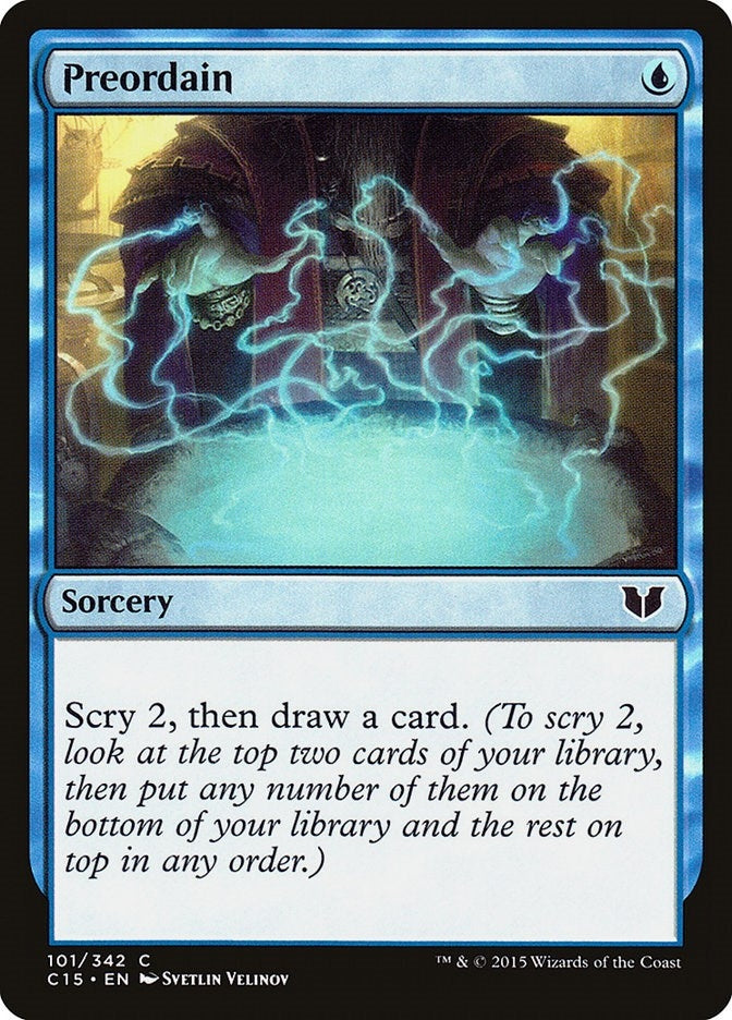Image for Preordain (Commander 2015) (101) - Magic: The Gathering