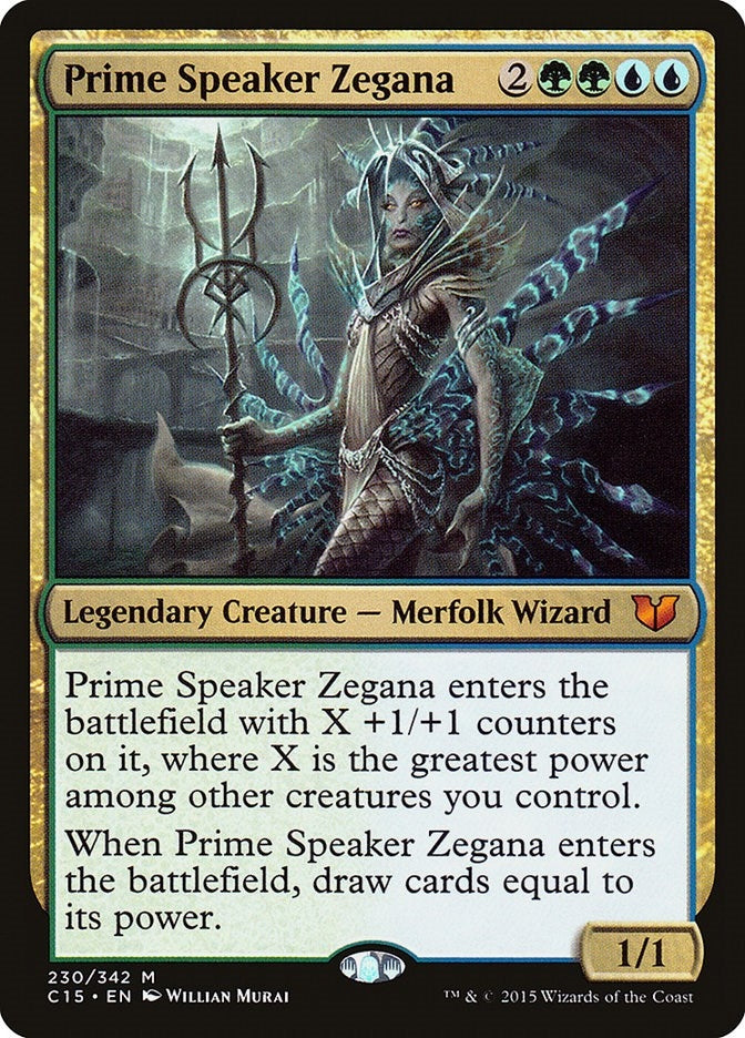 Image for Prime Speaker Zegana (Commander 2015) (230) - Magic: The Gathering