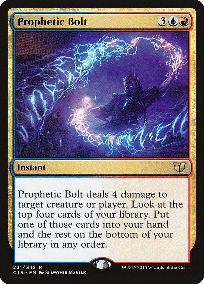 Image for Prophetic Bolt (Commander 2015) (231) - Magic: The Gathering