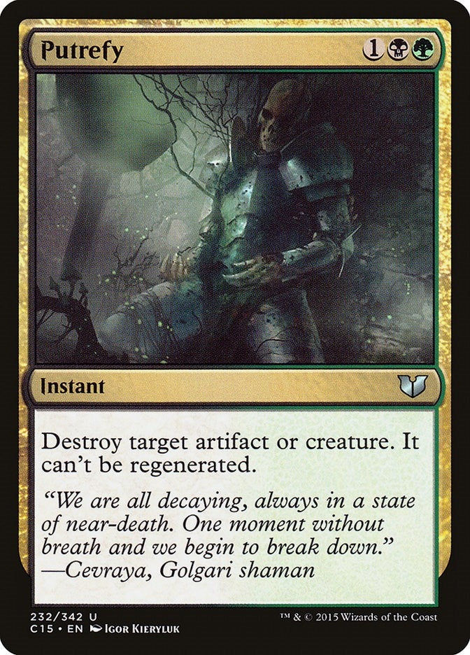 Image for Putrefy (Commander 2015) (232) - Magic: The Gathering