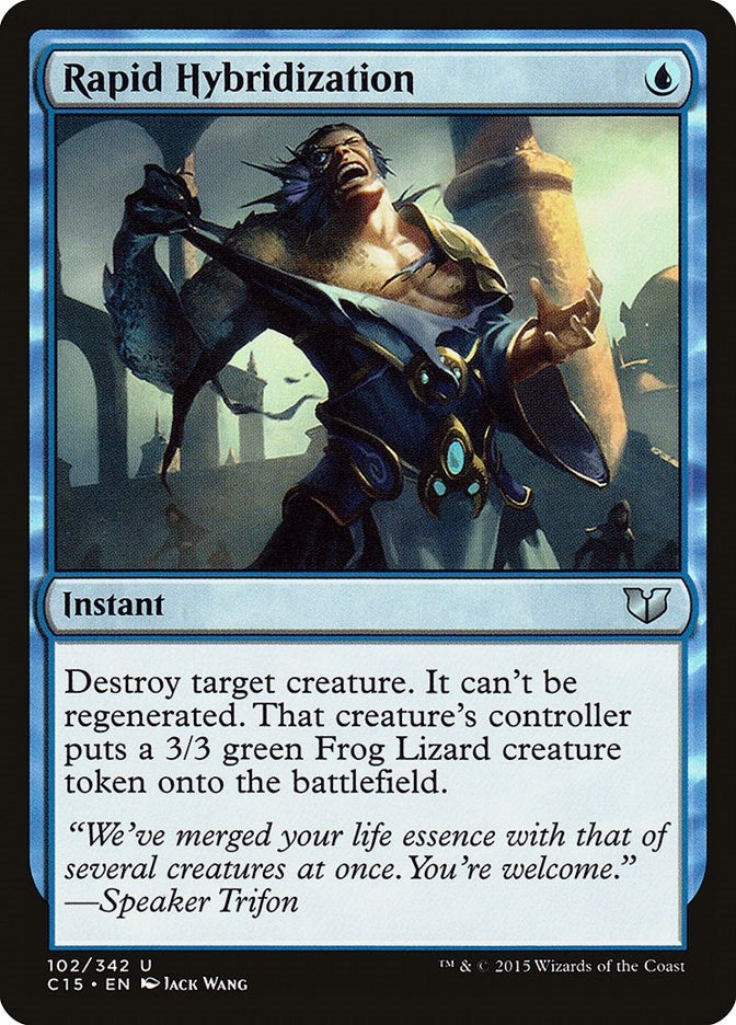 Image for Rapid Hybridization (Commander 2015) (102) - Magic: The Gathering