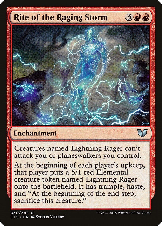 Image for Rite of the Raging Storm (Commander 2015) (30) - Magic: The Gathering