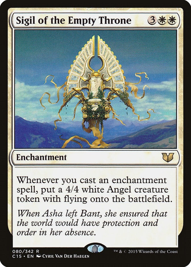 Image for Sigil of the Empty Throne (Commander 2015) (80) - Magic: The Gathering