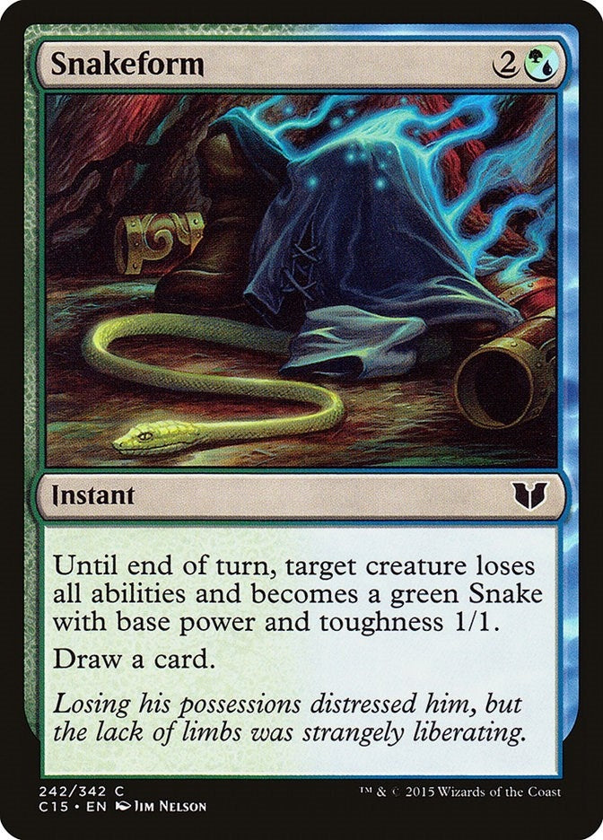Image for Snakeform (Commander 2015) (242) - Magic: The Gathering