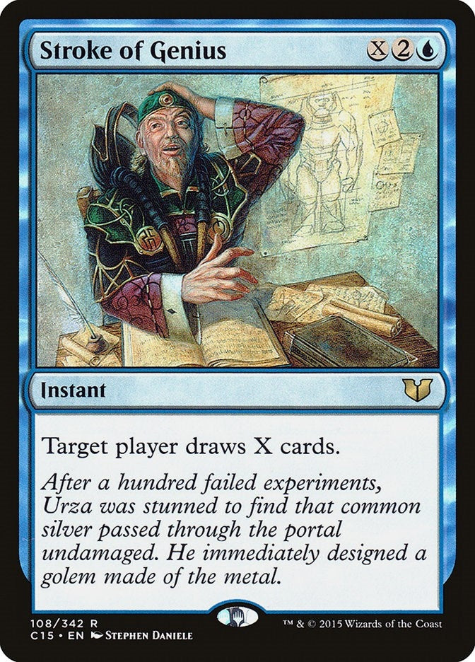 Image for Stroke of Genius (Commander 2015) (108) - Magic: The Gathering