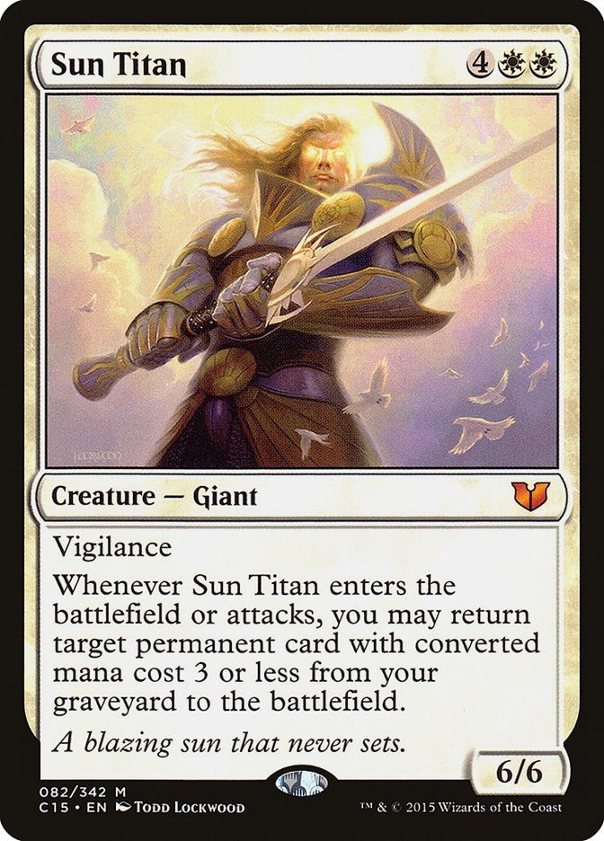 Image for Sun Titan (Commander 2015) (82) - Magic: The Gathering