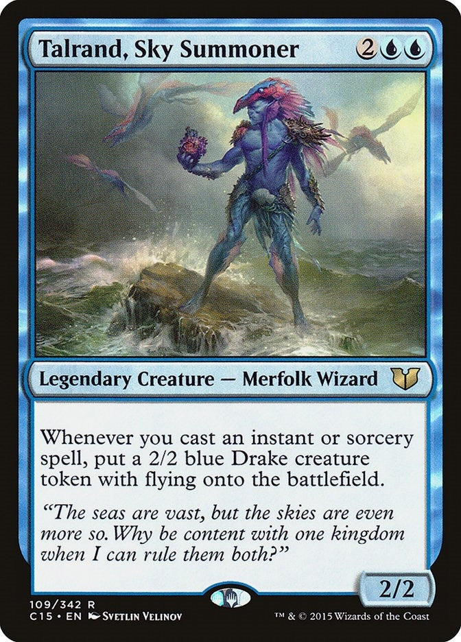 Image for Talrand, Sky Summoner (Commander 2015) (109) - Magic: The Gathering