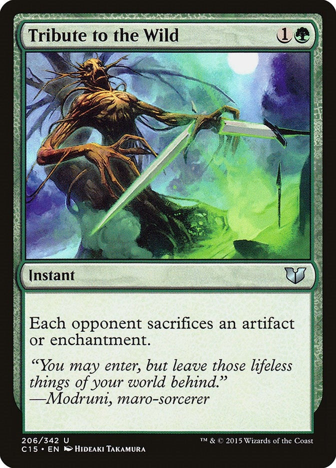 Image for Tribute to the Wild (Commander 2015) (206) - Magic: The Gathering