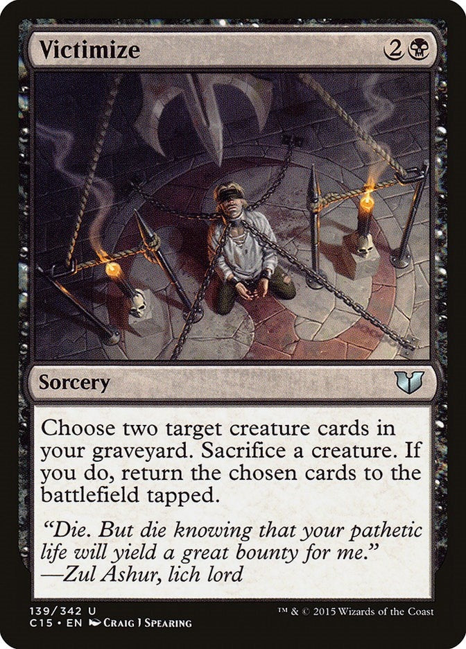 Image for Victimize (Commander 2015) (139) - Magic: The Gathering
