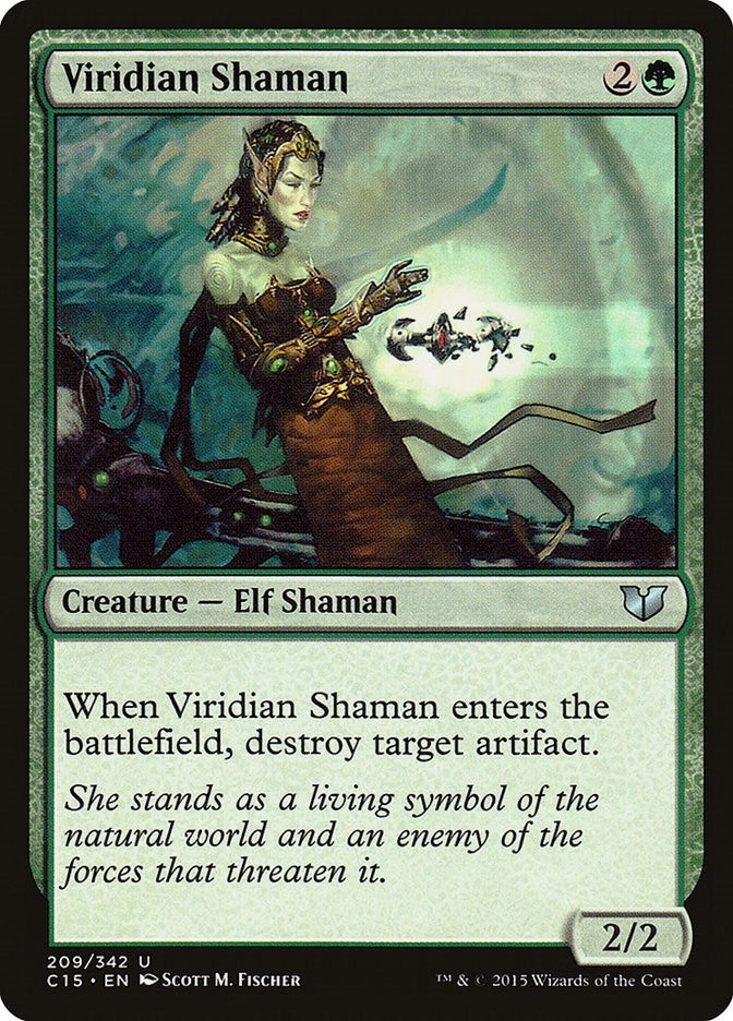 Image for Viridian Shaman (Commander 2015) (209) - Magic: The Gathering