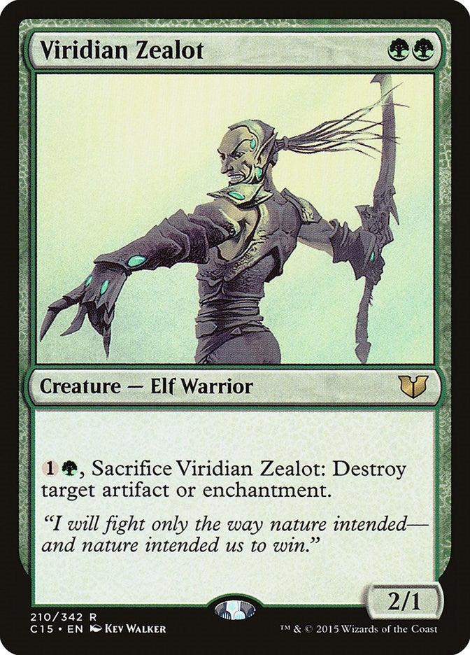 Image for Viridian Zealot (Commander 2015) (210) - Magic: The Gathering