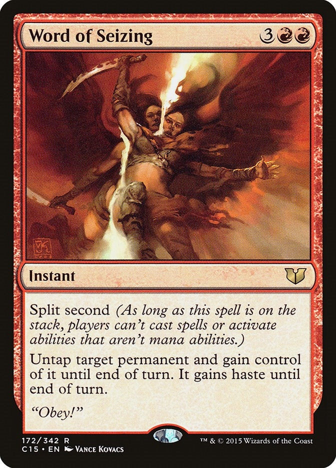 Image for Word of Seizing (Commander 2015) (172) - Magic: The Gathering