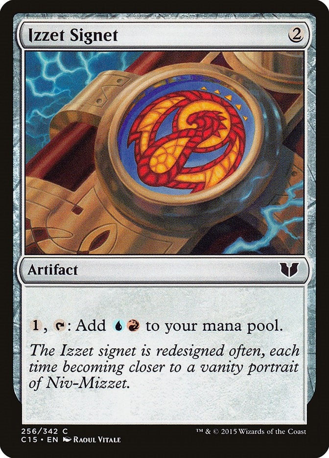 Image for Izzet Signet (Commander 2015) (256) - Magic: The Gathering