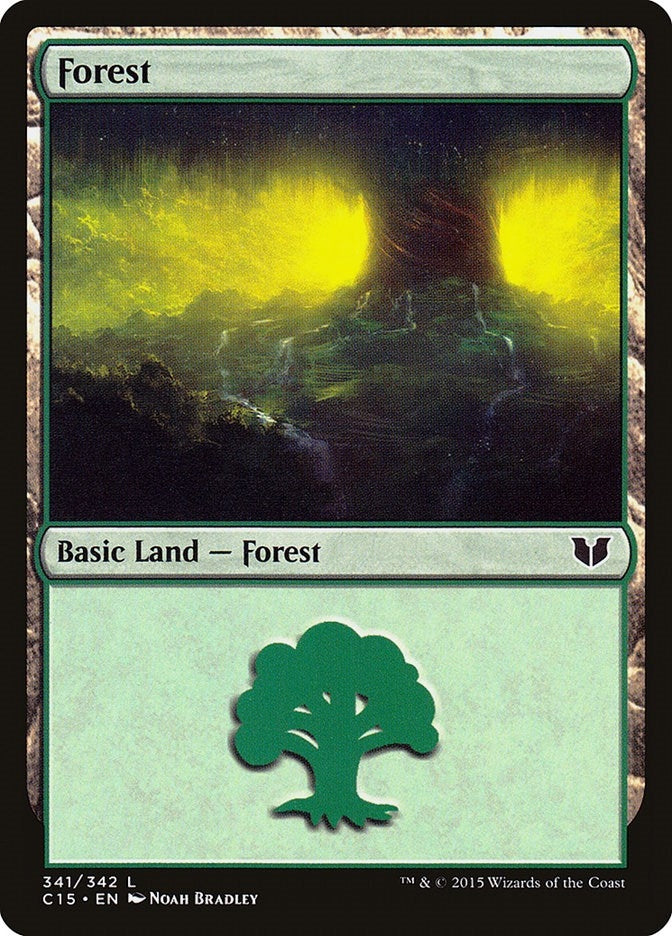 Image for Forest (341) (Commander 2015) (341) - Magic: The Gathering