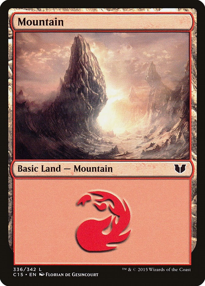 Image for Mountain (336) (Commander 2015) (336) - Magic: The Gathering