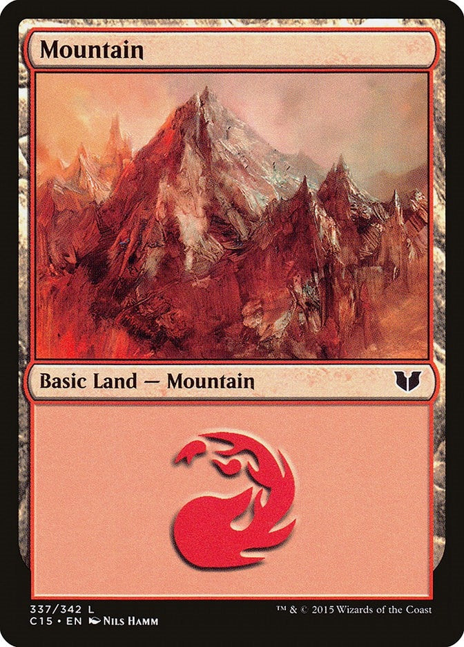 Image for Mountain (337) (Commander 2015) (337) - Magic: The Gathering