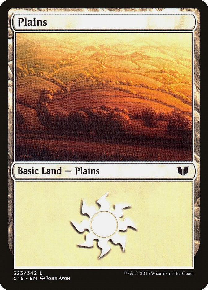 Image for Plains (323) (Commander 2015) (323) - Magic: The Gathering
