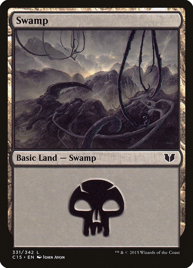 Image for Swamp (331) (Commander 2015) (331) - Magic: The Gathering