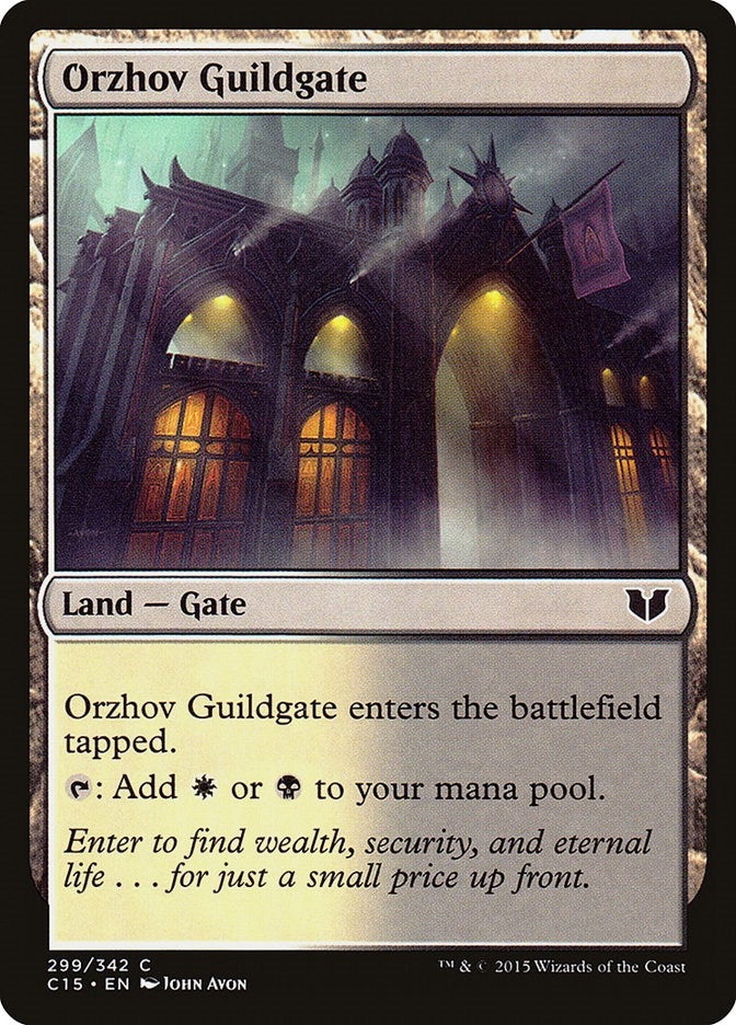 Image for Orzhov Guildgate (Commander 2015) (299) - Magic: The Gathering