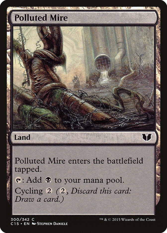Image for Polluted Mire (Commander 2015) (300) - Magic: The Gathering