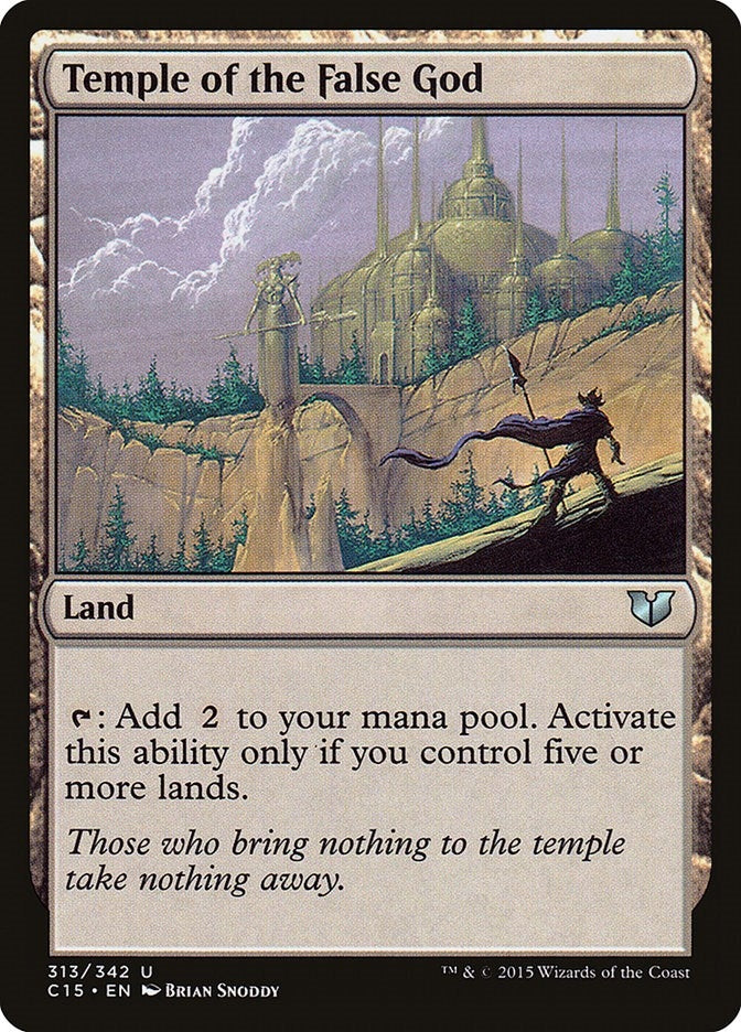 Image for Temple of the False God (Commander 2015) (313) - Magic: The Gathering