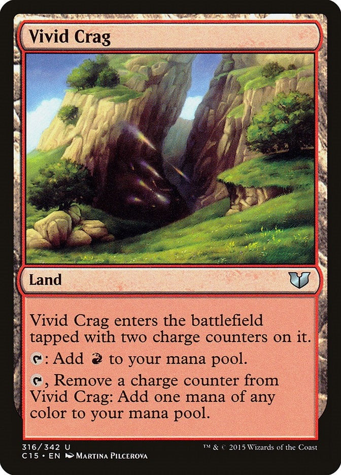 Image for Vivid Crag (Commander 2015) (316) - Magic: The Gathering
