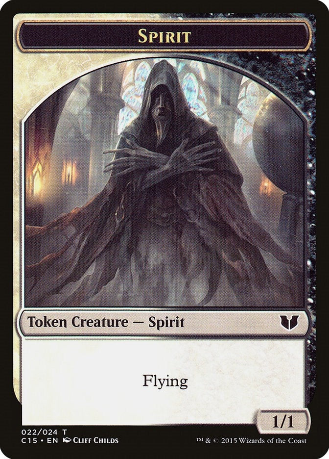 Image for Spirit (022) // Angel Double-Sided Token (Commander 2015) (22 // 2) - Magic: The Gathering