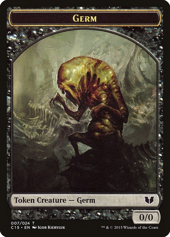 Image for Germ // Zombie Double-Sided Token (Commander 2015) (7 // 8) - Magic: The Gathering