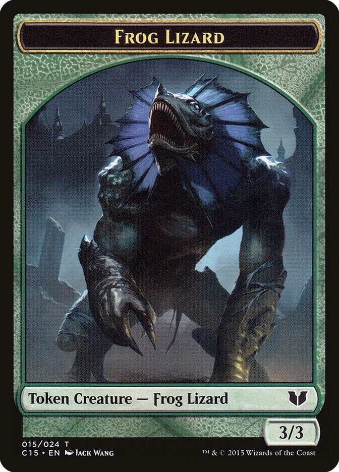 Image for Frog Lizard // Germ Double-Sided Token (Commander 2015) (15 // 7) - Magic: The Gathering