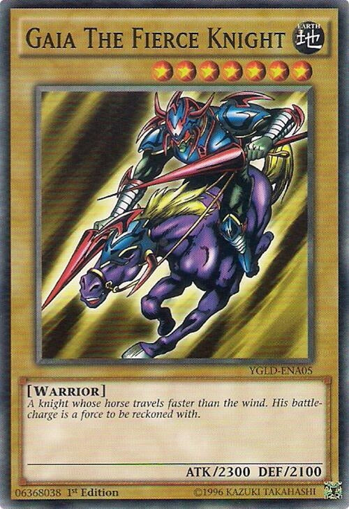 Image for Gaia The Fierce Knight (King of Games: Yugi's Legendary Decks) (YGLD-ENA05) - YuGiOh