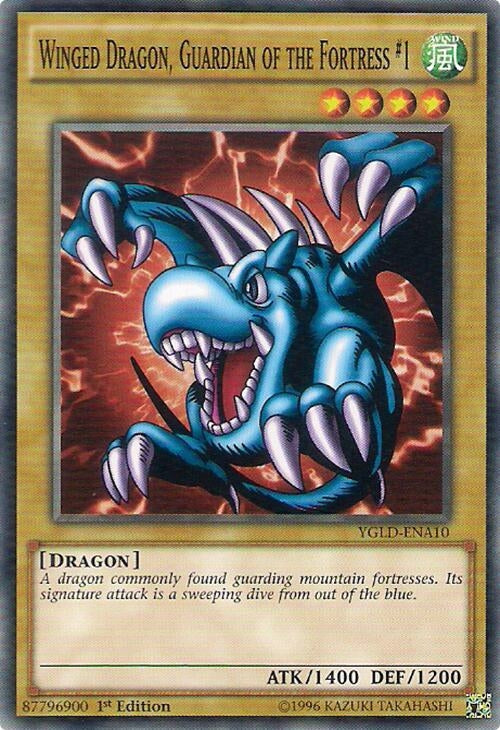 Image for Winged Dragon, Guardian of the Fortress #1 (King of Games: Yugi's Legendary Decks) (YGLD-ENA10) - YuGiOh