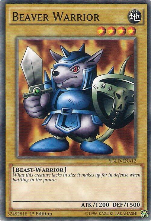 Image for Beaver Warrior (King of Games: Yugi's Legendary Decks) (YGLD-ENA12) - YuGiOh