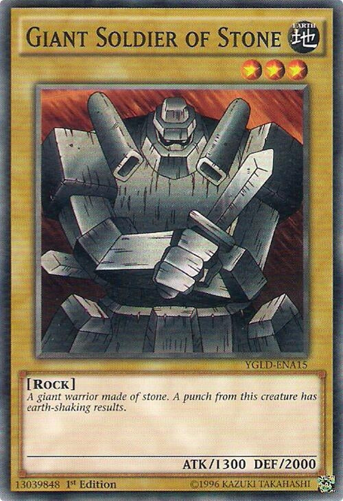 Image for Giant Soldier of Stone (King of Games: Yugi's Legendary Decks) (YGLD-ENA15) - YuGiOh