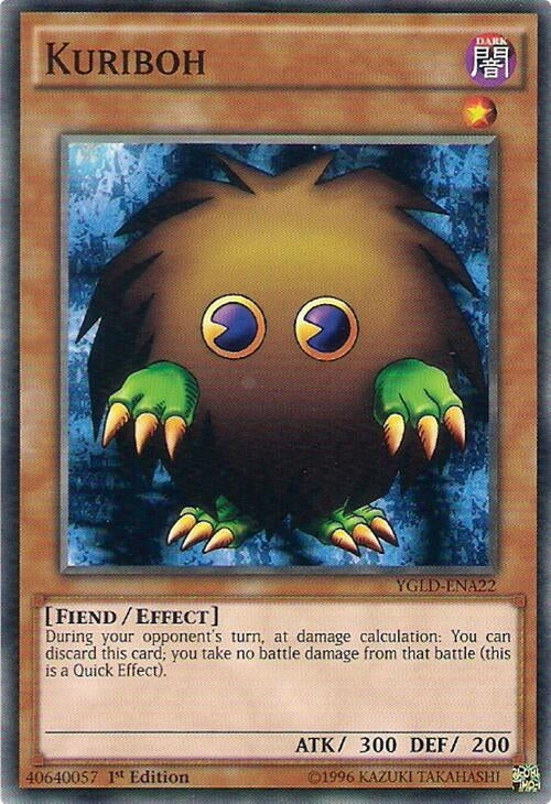 Image for Kuriboh (A) (King of Games: Yugi's Legendary Decks) (YGLD-ENA22) - YuGiOh