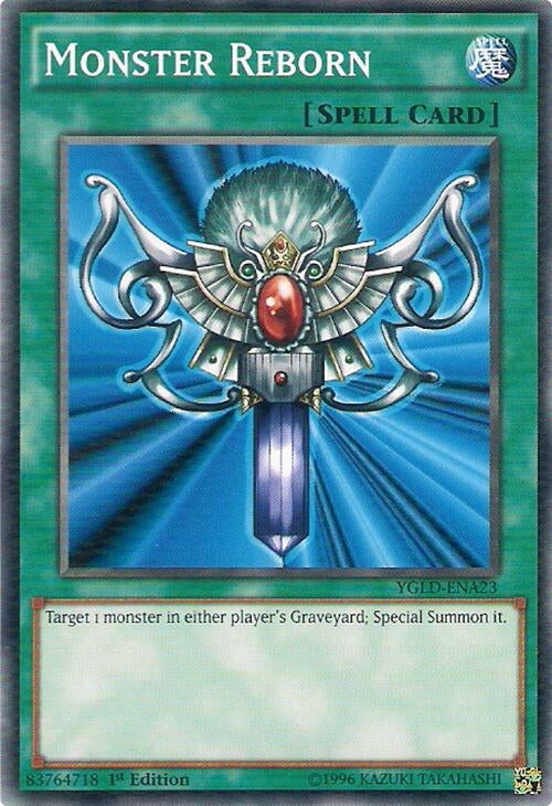 Image for Monster Reborn (A) (King of Games: Yugi's Legendary Decks) (YGLD-ENA23) - YuGiOh