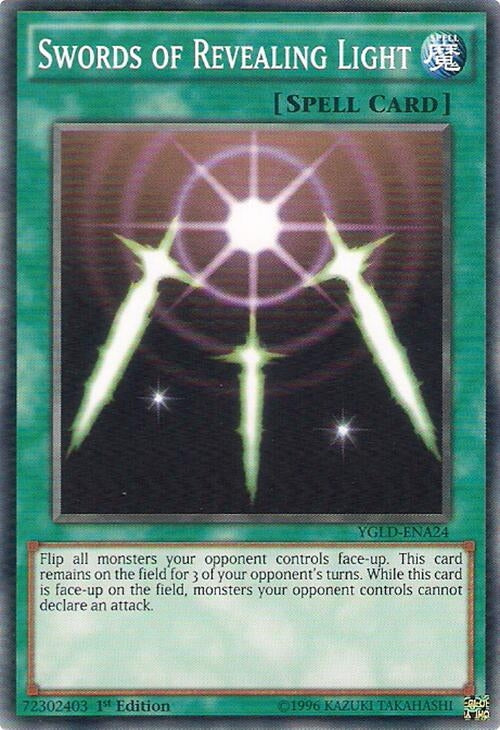 Image for Swords of Revealing Light (A) (King of Games: Yugi's Legendary Decks) (YGLD-ENA24) - YuGiOh