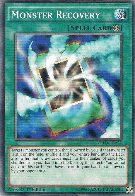 Image for Monster Recovery (A) (King of Games: Yugi's Legendary Decks) (YGLD-ENA27) - YuGiOh