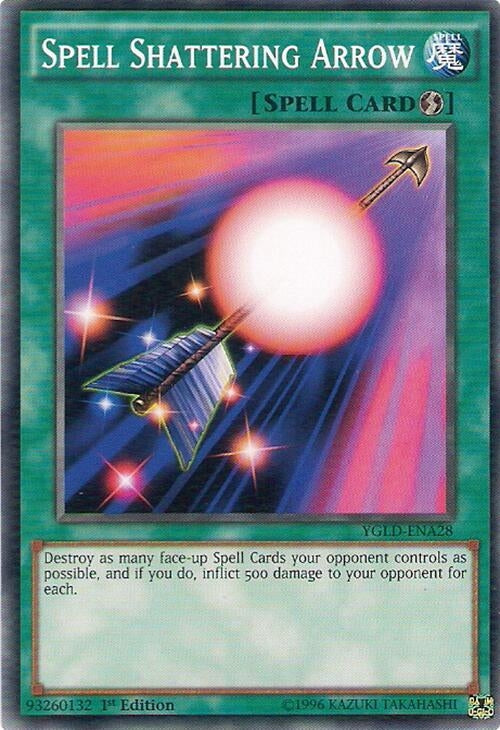 Image for Spell Shattering Arrow (King of Games: Yugi's Legendary Decks) (YGLD-ENA28) - YuGiOh