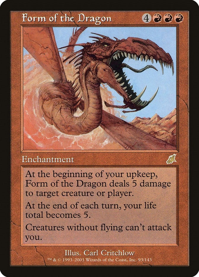 Image for Form of the Dragon (Scourge) (93) - Magic: The Gathering